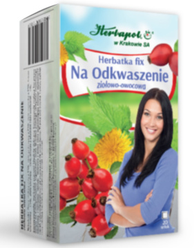 Herbapol Kraków, herbatka Na Odkwaszenie, 20 saszetek