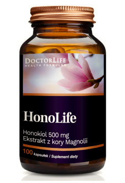 DoctorLife - HonoLife ekstrakt z kory magnoli, 100 kapsułek