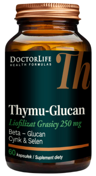 DoctorLife - Thymu-Glukan, cynk i selen, 60 kapsułek