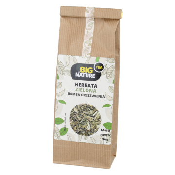 Big Nature - herbata zielona, Bomba Orzeźwienia, 50 g