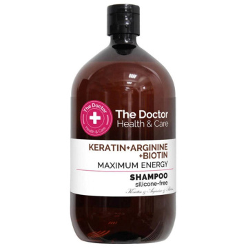 The Doctor Healh and Care - szampon do włosów słabych i matowych, Keratyna, Arginina i Biotyna, 946 ml