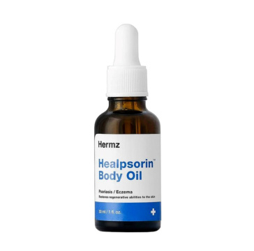HERMZ - HEALPSORIN Body Oil, olejek konopny na łuszczycę i AZS, 30 ml
