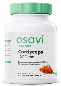 OSAVI, Cordyceps, 1200 mg, 60 kapsułek