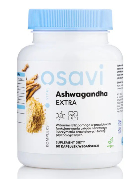 OSAVI, Ashwagandha 400 mg, 60 kapsułek