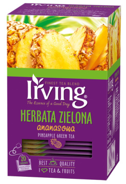 Irving - herbata zielona ananasowa, 20 torebek