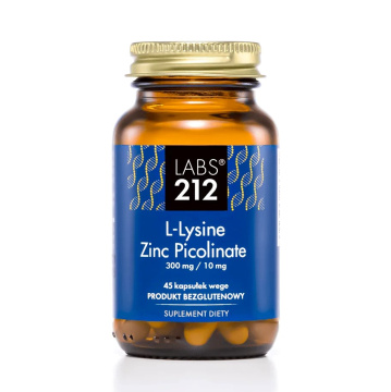 LABS212, L-Lysine Zinc Picolinate, 45 kapsułek