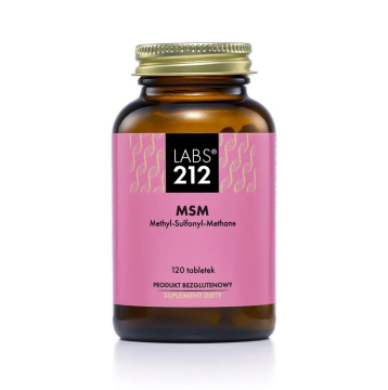 LABS212, Methyl-Sulfonyl-Methane MSM, 120 tabletek