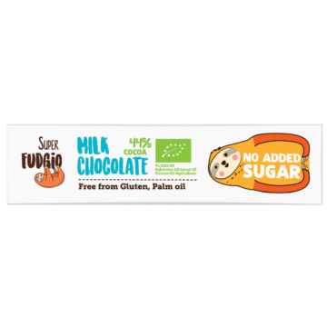 Super Fudgio - czekoladowy baton z mlecznej czekolady bez dodatku cukru, 40 g
