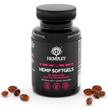 Hempley - Kapsułki z CBD 1500 mg, 60 kapsułek