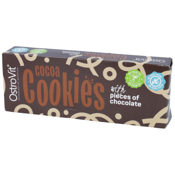OSTROVIT - Cookies pieces of choco, ciastka z kawałkami czekolady, 130 g