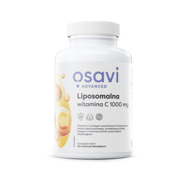 OSAVI, Liposomalna witamina C 1000 mg, 120 kapsułek