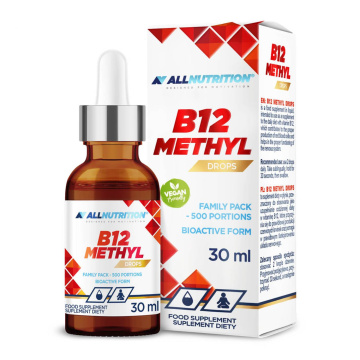 Allnutrition - Witamina B12 Methyl Drops, krople 30 ml