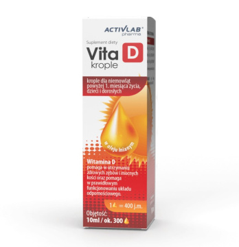 ACTIVLAB - Vita D  krople, 10 ml