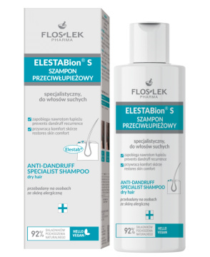 FLOSLEK Elestabion S - szampon specjalistyczny, łupież suchy i łupież pstry, 150ml