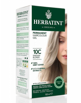 Herbatint - farba do włosów 10C, Szwedzki Blond, 150 ml