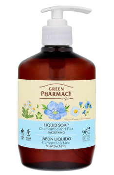 Green Pharmacy - Mydło w płynie, rumianek, 460 ml