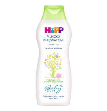 HiPP BabySanft Sensitive, mleczko pielęgnacyjne, od 1 dnia życia, 350 ml