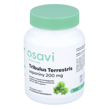 OSAVI, Tribulus Terrestris, saponiny 200 mg, 90 kapsułek