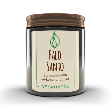 BOSPHAERA, świeca sojowa, Palo Santo, 190 g