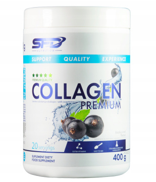 SFD - Collagen Premium o smaku czarnej porzeczki, 400 g