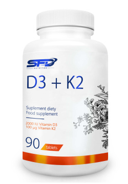 SFD - D3 + K2, 90 tabletek