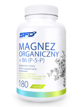 SFD - Magnez Organiczny witamina B6 (P-5-P), 180 tabletek