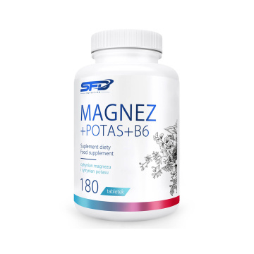 SFD - Magnez Potas witamina B6, 180 tabletek