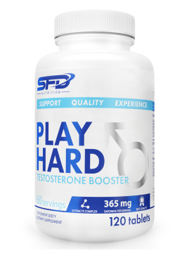 SFD - Play hard, testosterone booster, 120 tabletek