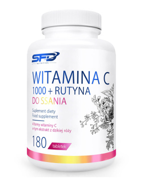 SFD - Witamina C 1000 + Rutyna, 180 tabletek do ssania