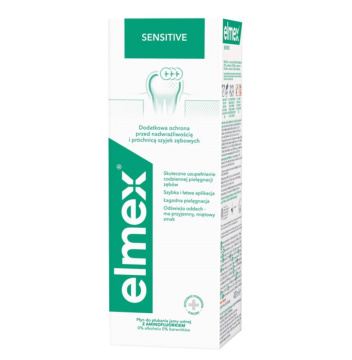 Elmex Sensitive - płyn do płukania jamy ustnej, 100 ml
