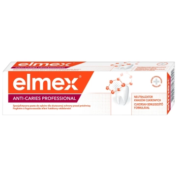 Elmex Anti-Caries Professional - pasta do zębów chroniąca przed próchnicą, 75 ml