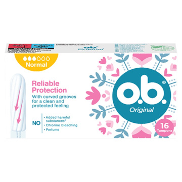 o.b Original Normal - tampony higieniczne, 16 sztuk