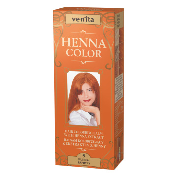 Venita Henna Color - balsam koloryzujący z ekstraktem z henny, Papryka, 75 ml