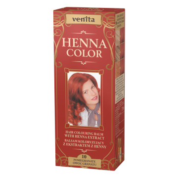 Venita Henna Color - balsam koloryzujący z ekstraktem z henny, Owoc Granatu, 75 ml