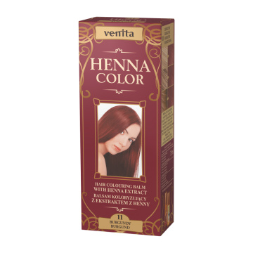 Venita Henna Color - balsam koloryzujący z ekstraktem z henny, Burgund, 75 ml