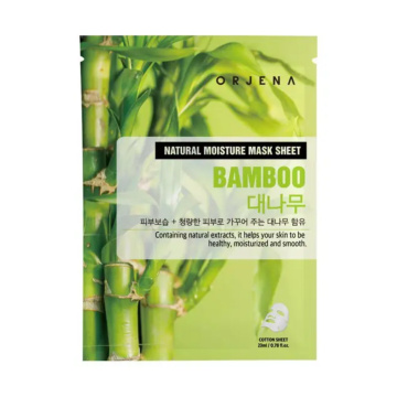 ORJENA - rozświetlająca maska w płachcie z ekstraktem z bambusa, 23 ml