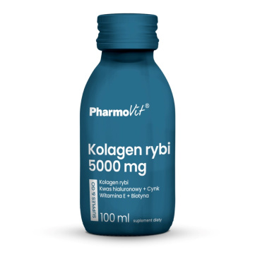 PharmoVit Kolagen rybi 5000 mg, Supples and Go, 100 ml