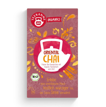 Teekanne - Bio organiczna herbatka ziołowa Oriental Chai, 20 x 1,8 g