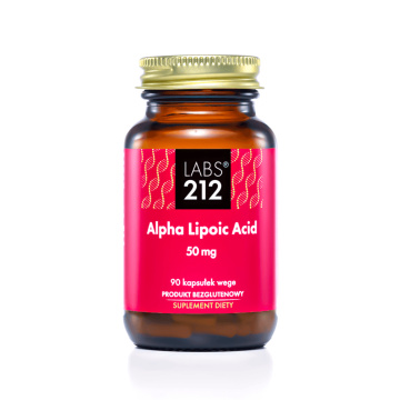 Labs212 Alpha Lipoic Acid A-LA 50 mg, 90 kapsułek