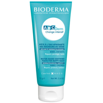 Bioderma ABCDerm, Change intensif, krem ochronny przeciw pieluszkowym podrażnieniom skóry, 75 ml