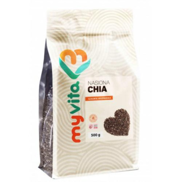 MyVita Chia, szałwia hiszpańska, nasiona, 500 g