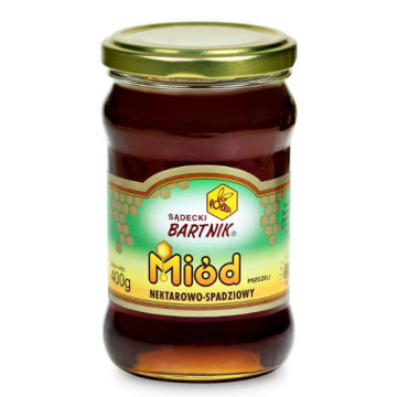Bartnik, miód nektarowo-spadziowy - pszczeli, 400 g
