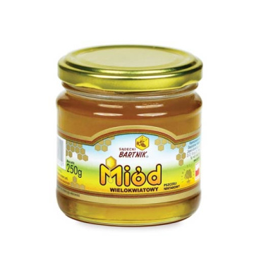 Bartnik, miód wielokwiatowy - pszczeli, nektarowy, 250 g