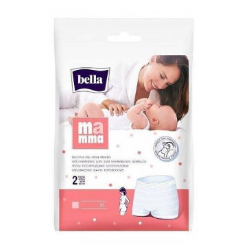 bella mamma - majtki poporodowe, wielorazowe, XL, 2 sztuki