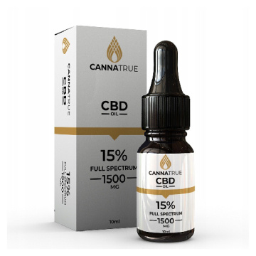 CANNATRUE - olejek konopny CBD 15%, 10 ml
