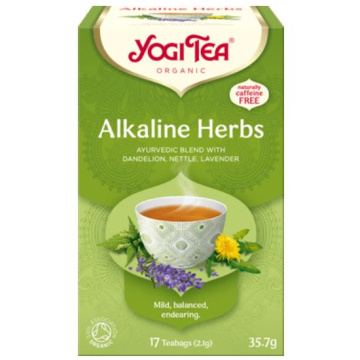 Yogi Tea, herbata zioła alkaliczne, 17 saszetek