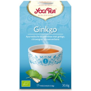 Yogi Tea, herbata ziołowa Ginkgo, 17 saszetek