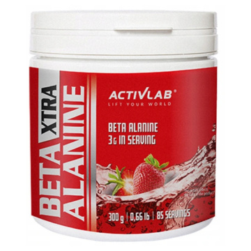 Activlab, Beta Alanine Xtra, smak truskawkowy, 300 g