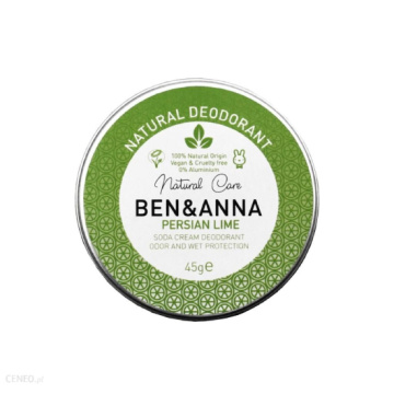 BENANNA - dezodorant na bazie sody Persian Lime, 45 g