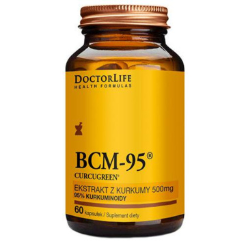 Doctor Life BCM-95 ekstrakt z kurkumy 500 mg, 60 kapsułek